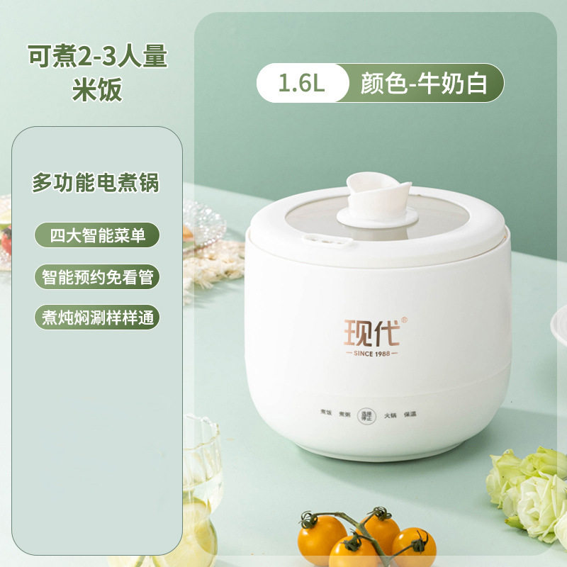 迷你电热锅1-2人家用智能小型电煮锅多功能不粘小电锅