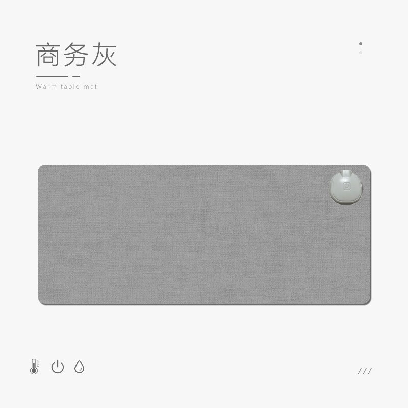 加热鼠标垫办公桌电脑桌面防水发热垫冬季暖手数显加热垫暖桌垫