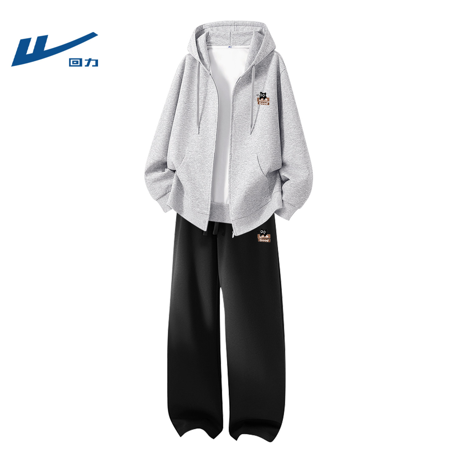 回力男装春季时尚套装青少年休闲运动两件套学生春装衣服一整套男