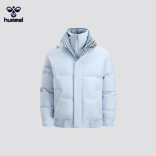 HUMMEL棉服男新款立领冬装棉袄时尚简约百搭加厚防风保暖棉衣外套