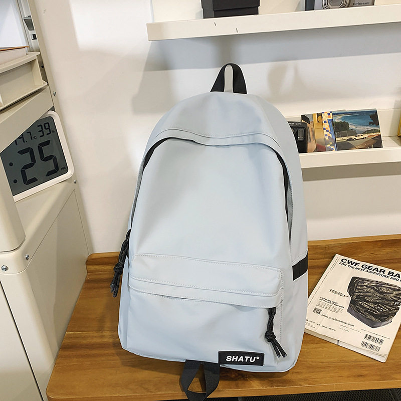书包女生双肩包初中生高中大学生男生简约大容量旅行电脑背包女双