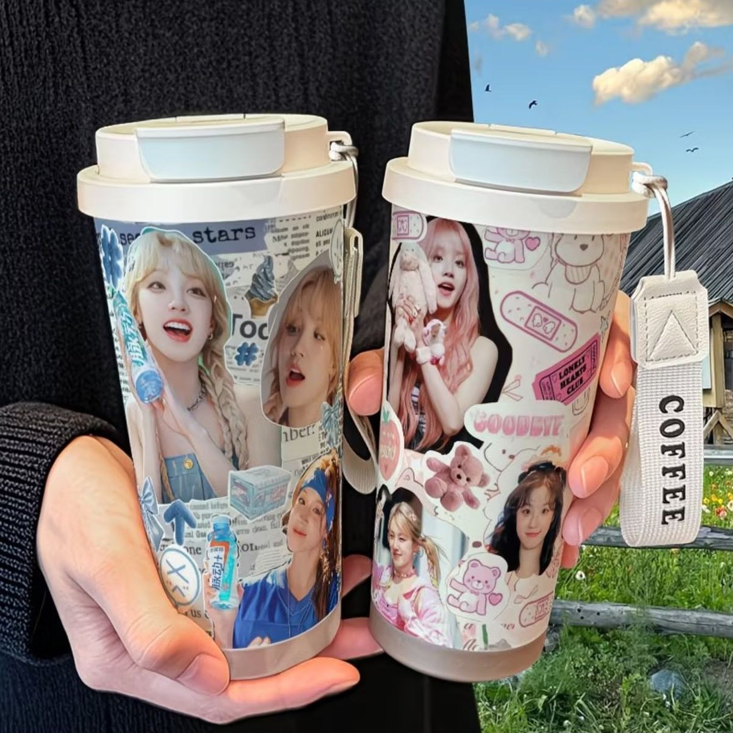 宋雨琦明星周边保温杯不
