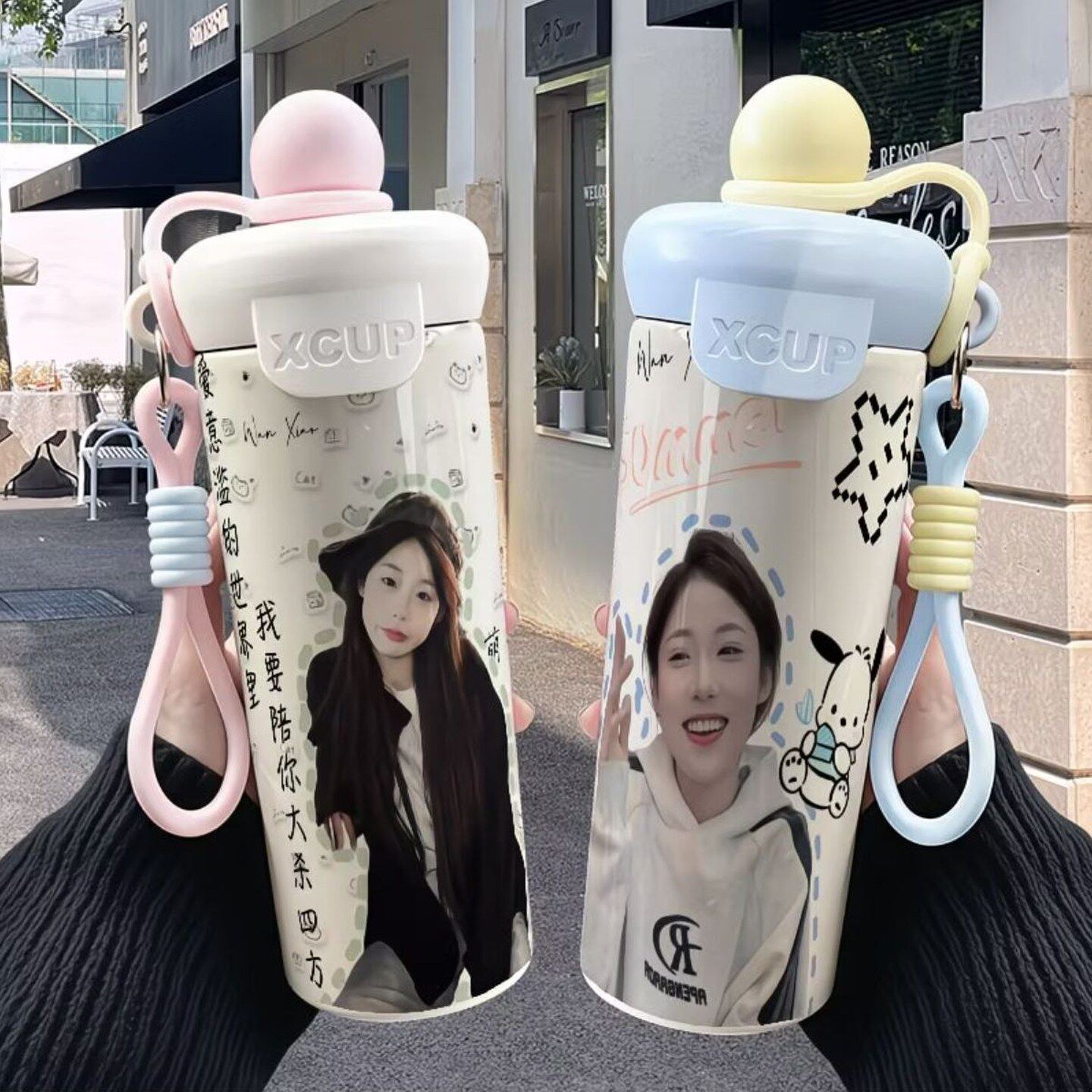 李启萌水杯个性周边不锈