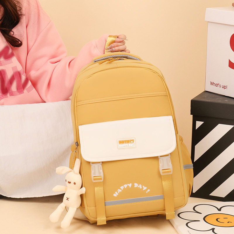 新款小清新洋气可爱小学生书包初中生大容量双肩包潮流女背包女双
