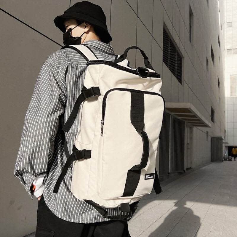 旅行双肩包男款爬山登山背包女双肩旅游轻便大容量斜挎包出差旅游