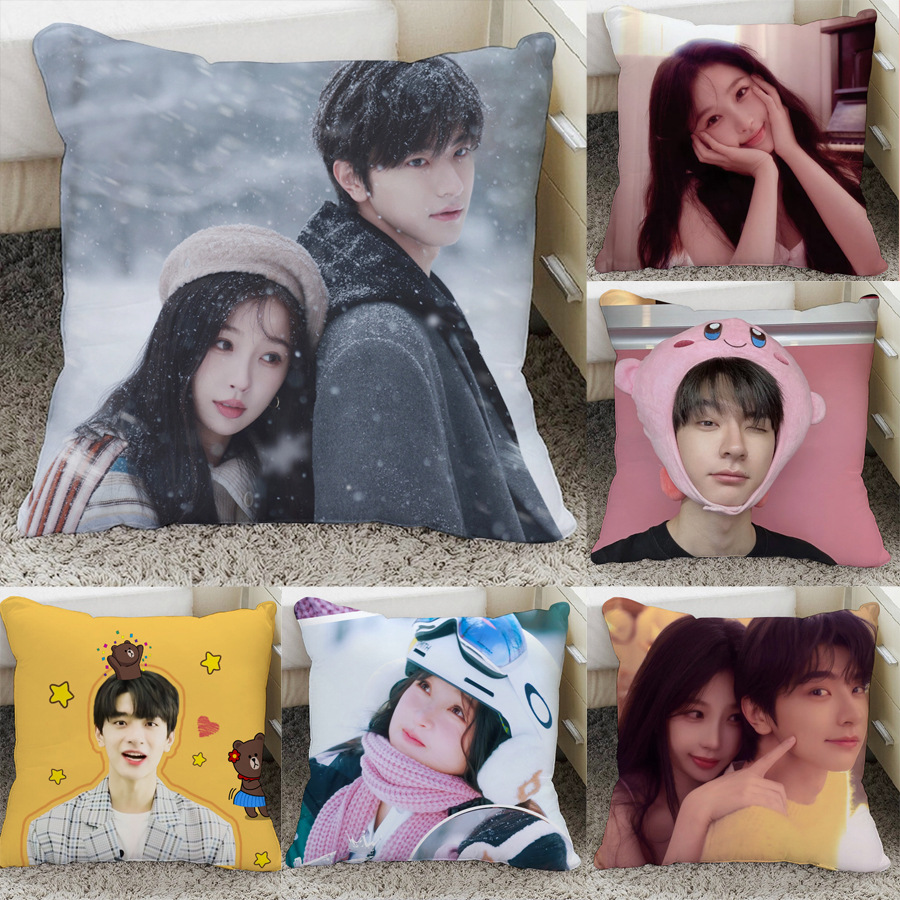 林一手办周边虞书欣抱枕D