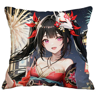 花火周边沙发抱枕女生睡觉专用二次元 等身枕头2way动漫人物靠枕玩