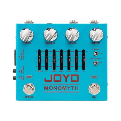 卓乐R-26电贝斯BASS双通道前级均衡DI箱模双钉单块效果器过载