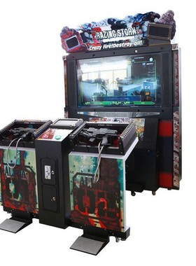 电玩城模拟枪击机完毁袭击射击类投币游戏机乐投币游戏机大型娱乐