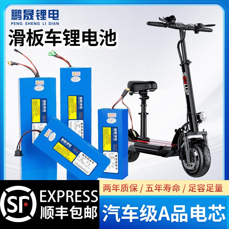 电动滑板车24v48v伏锂电池36v10.4Ah代驾折叠电动车希洛普小海豚