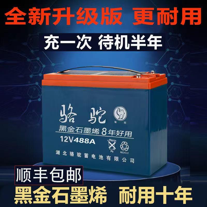 电瓶12V20A60安大容量夜市摆摊灯箱户外抽水干电瓶铅酸骆驼蓄电池