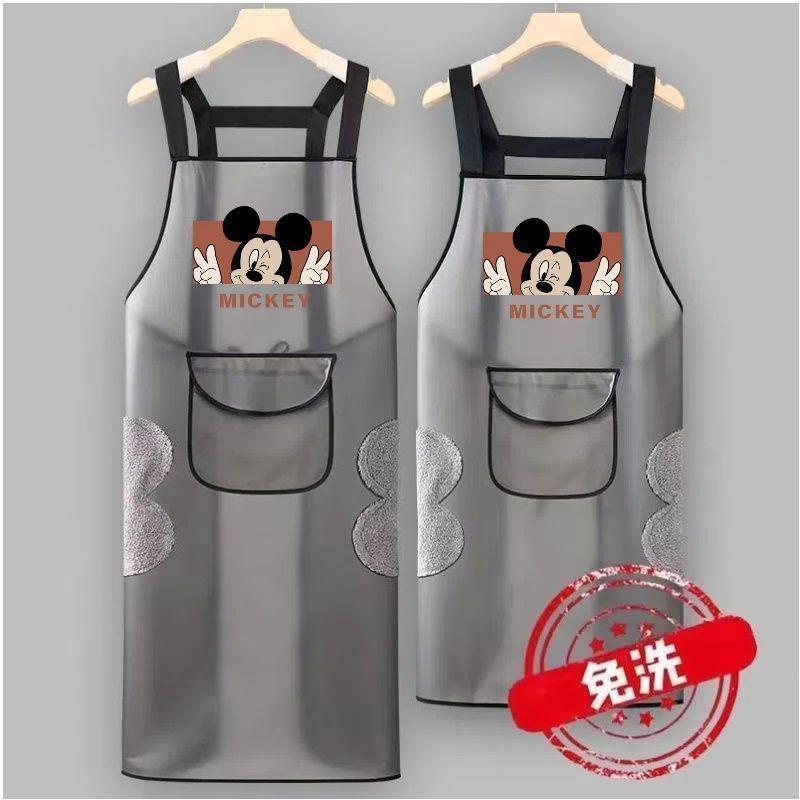 防水女围裙套袖TPU防油厨房家用水产餐饮做饭工作服加长款男围腰