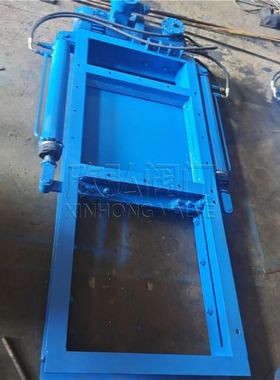 DPZ电液动平板闸门 高温 法兰 304不锈钢方形止水316 欣弘阀门