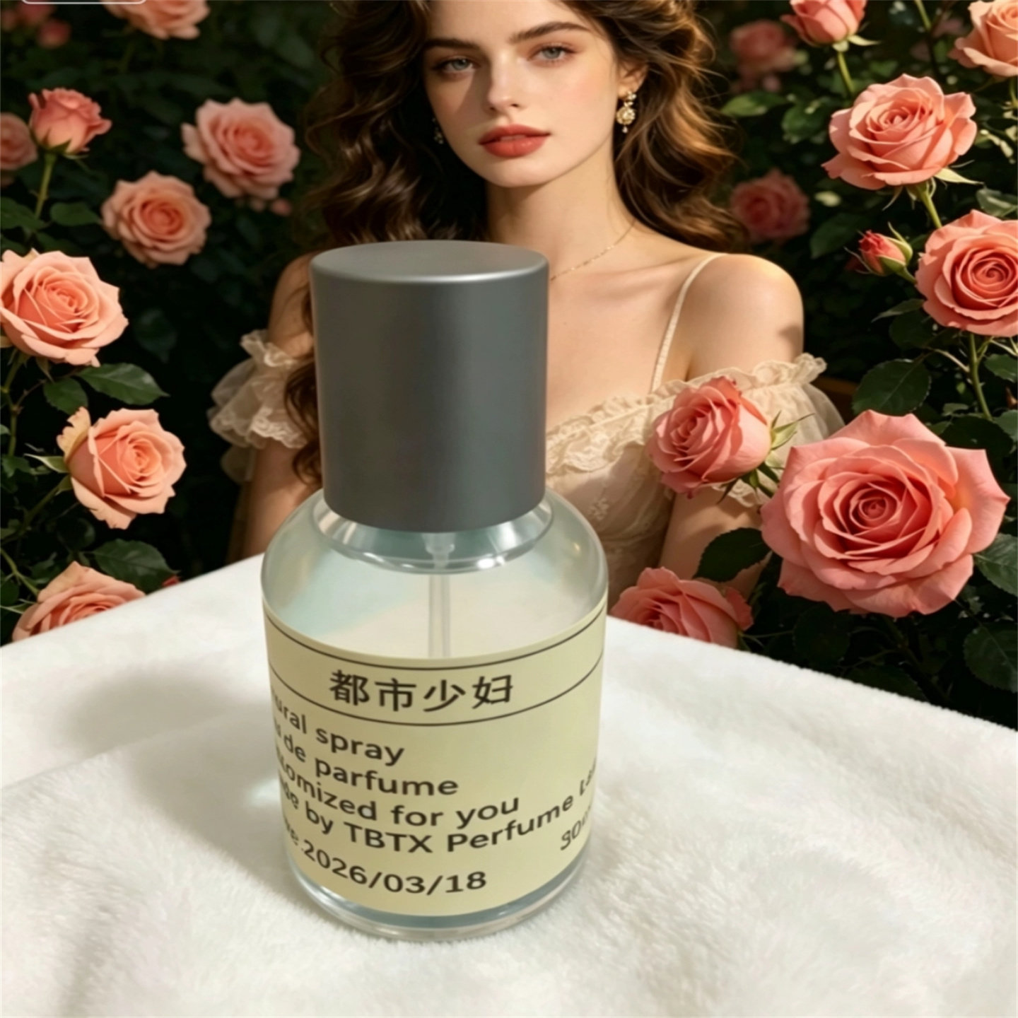 tBTX都市少妇玫瑰花果香调香味原创手调香氛女神学生户外约会小样