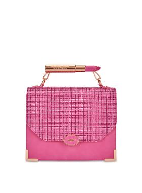 Loungefly贱女孩Mean Girls正版周边粉色口红手提包单肩斜挎包女