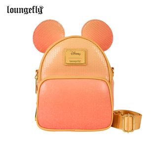 Loungefly迪士尼米妮米老鼠正版 周边单肩包斜挎包迷你女双肩包