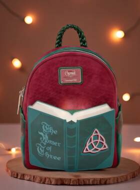 Loungefly美剧圣女魔咒影之书魔法正版周边双肩包女发光迷你背包