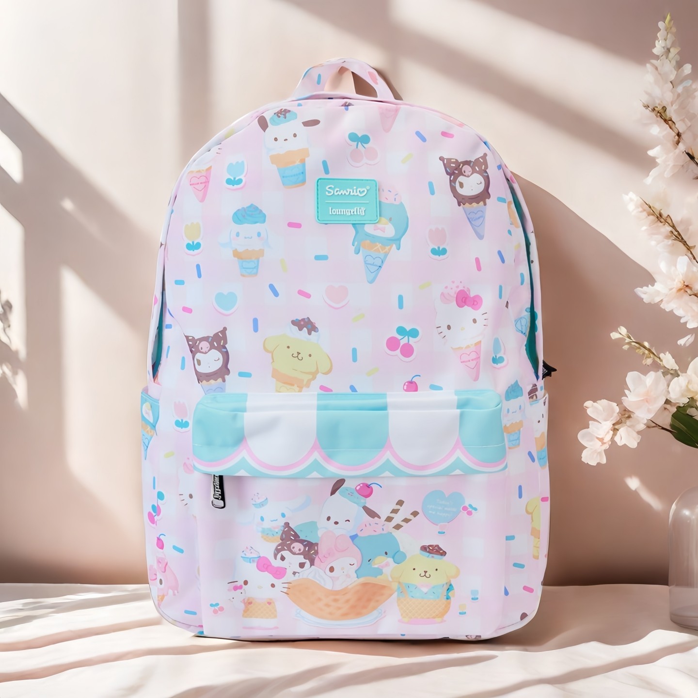 三丽鸥HelloKitty双肩包女背包