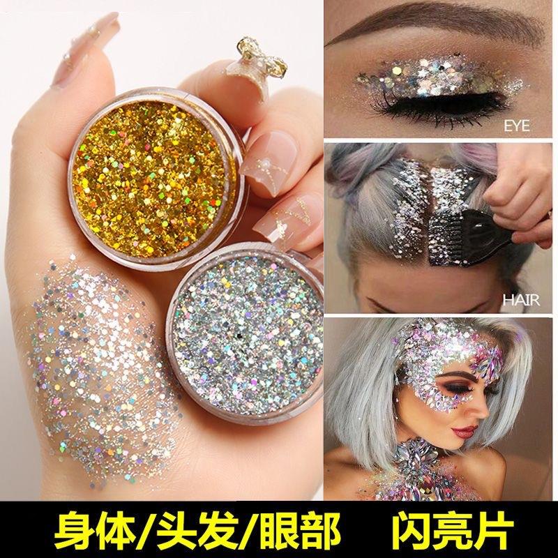 儿童舞台妆眼影亮片贴脸饰品亮粉闪粉啫喱亮晶晶彩妆表演出化妆品