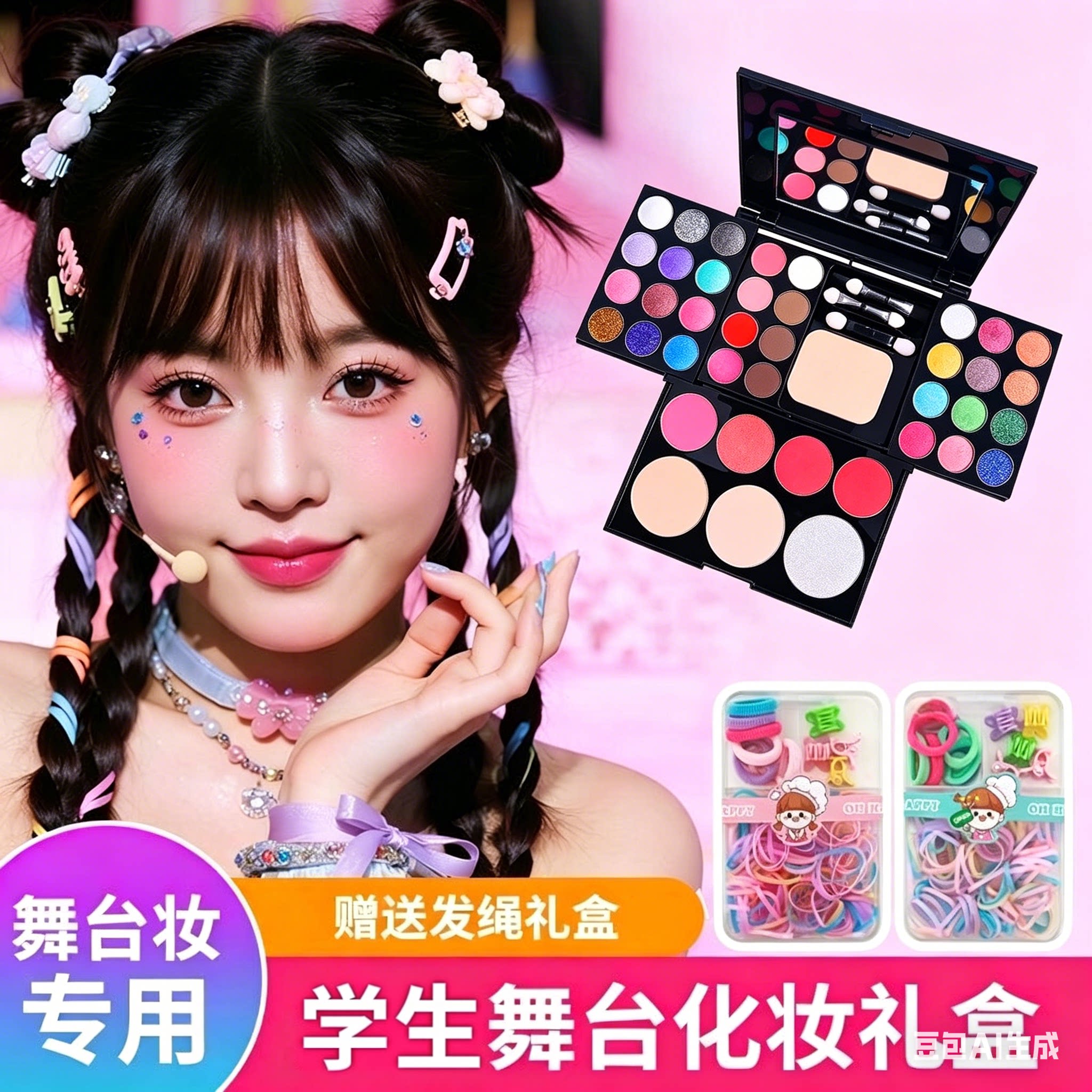 化妆品套装彩妆全套组合学生拉丁舞表演出舞台妆