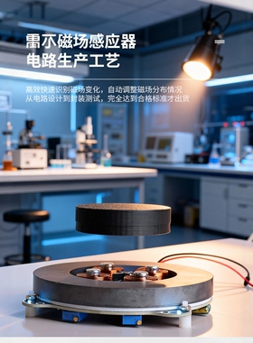 DIY磁悬浮裸机装置1000g/500g创意漂浮科技教学用具旋转桌搭玩具