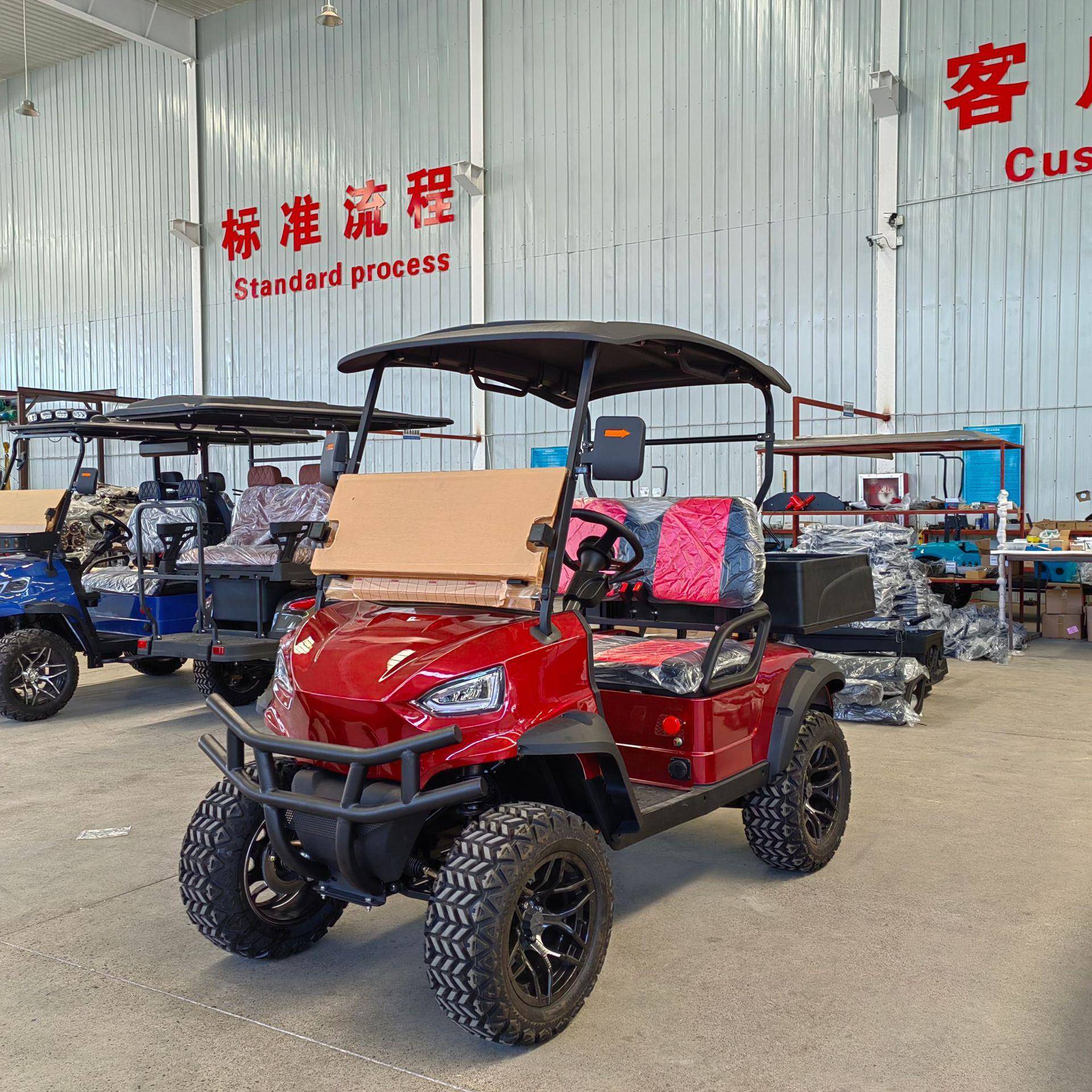 电动高尔夫球车景区厂区学校接待越野胎楼盘摆渡车景区游览观光车