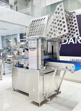 lDARIBO牌肉类加工线 小炒牛肉片标准化生产六导柱冻肉切片砍排机