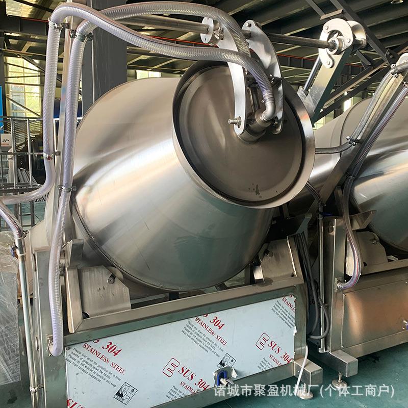牛羊肉腊肉真空腌制机全自动液压滚揉机肉串加工酱卤肉真空滚揉机