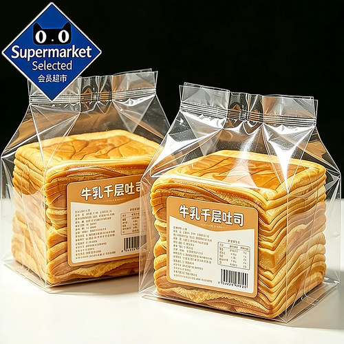 农科院推荐!0添加剂牛乳千层吐司
