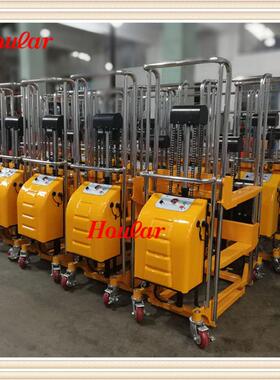 现货供应BDDJS100半电动轻便型堆高车轻型自动升降模具行李叉车