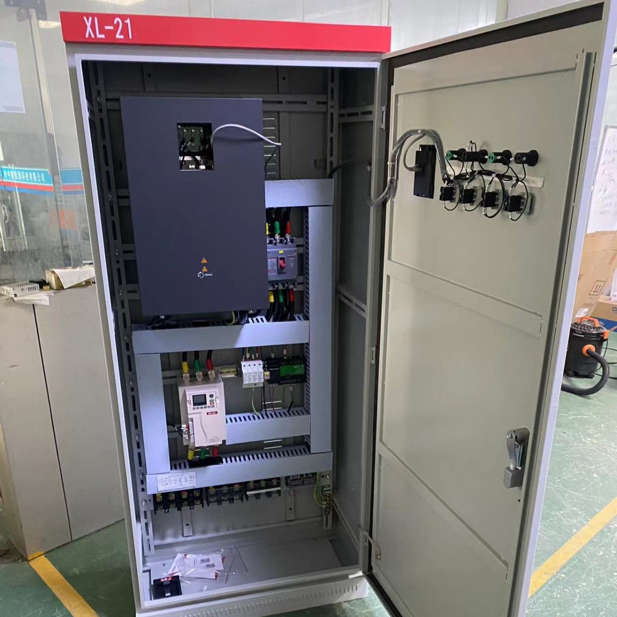 定制智能大棚风机卷帘水泵自动化设备水肥机调速变频控制柜箱