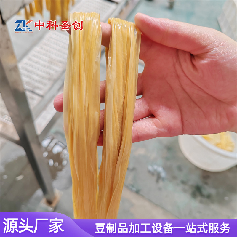 全自动款腐竹生产线 24小时不间断生产豆油皮 尾桨重新利用不浪费
