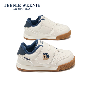 Teenie Weenie小熊童鞋加绒板鞋阿甘鞋德训学步鞋棉鞋男女户外鞋