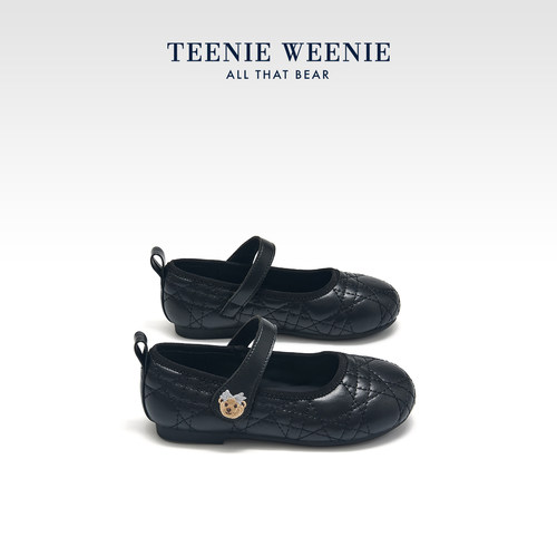 TeenieWeenie女童玛丽珍芭蕾鞋