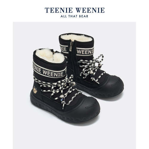 TeenieWeenie女童棉鞋冬季加绒