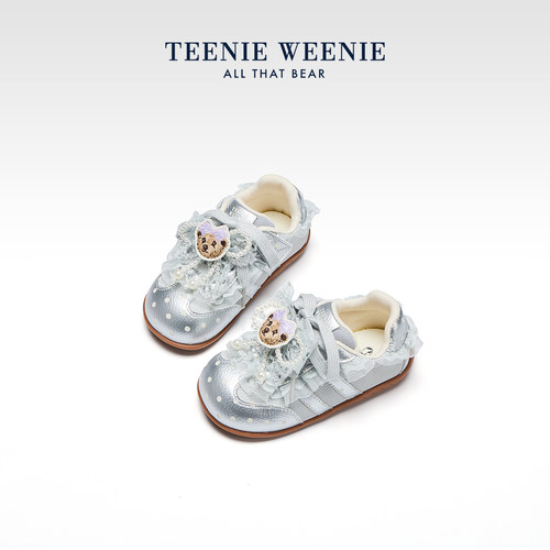 TeenieWeenie女童小熊刺绣运动鞋