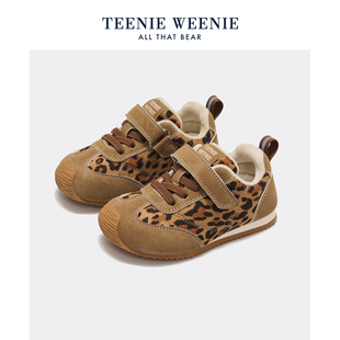 Teenie Weenie小熊童鞋男童宝宝鞋加绒阿甘运动鞋保暖女童鞋休闲