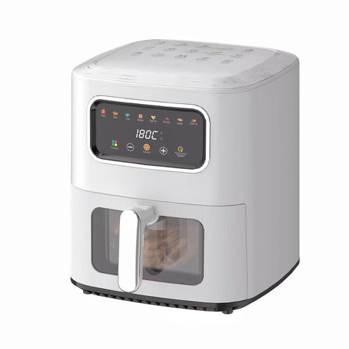 英文10L空气炸锅出口外贸欧规220V电炸锅智能触屏Air Fryer