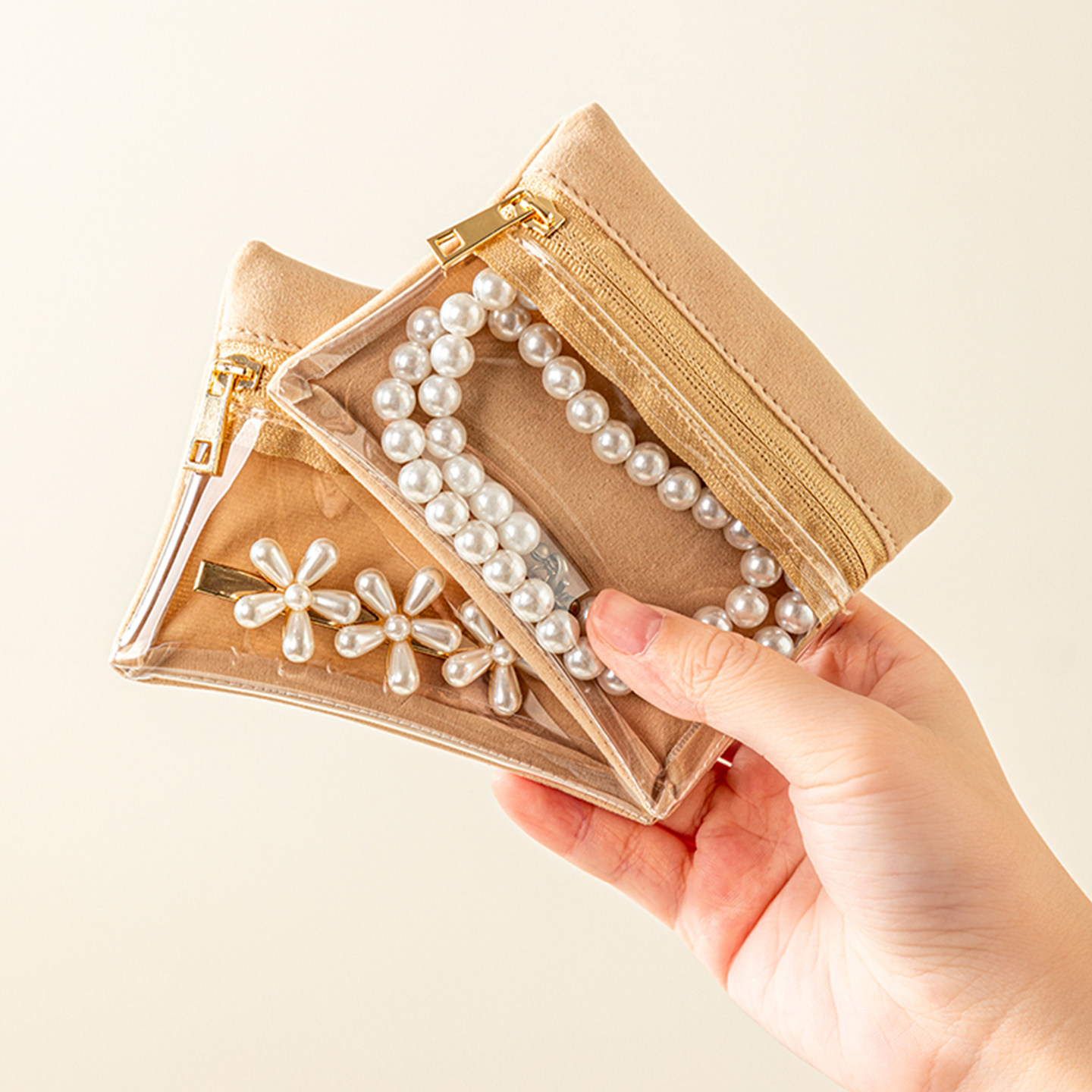 首饰收纳袋密封袋防氧化绒布袋饰品黄金珠宝手串核桃文玩收纳包