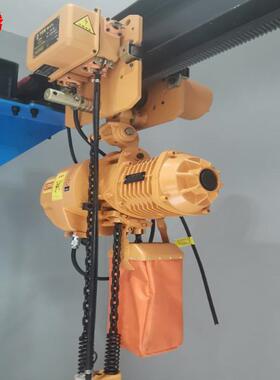 HHBB2吨米带跑车海上船舶运行稳行式齿条环链电动葫芦5吨10吨