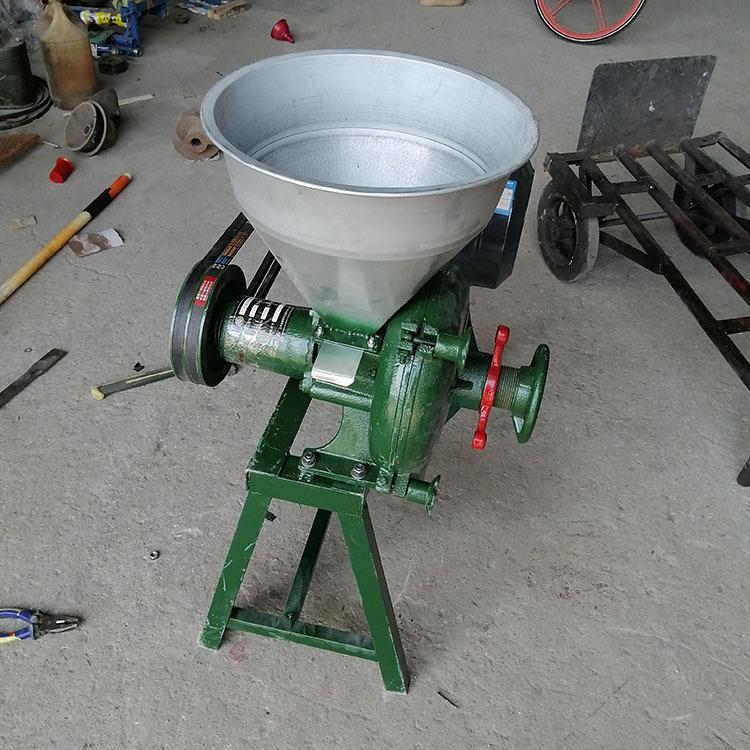农用粮食磨浆机 干湿两用黄豆磨糊机 小型钢模磨浆机