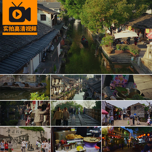 绍兴古城书圣故里沈园鲁迅故居旅游景点街道美食游客人文视频素材