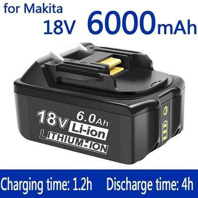New For 18V   Battery 6000mAh Rechargeable Power Tools