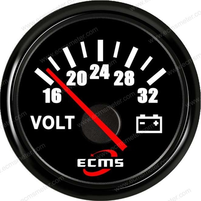 ECC工程车机械机柴油发电机组农耕机指针式电压表16~32V