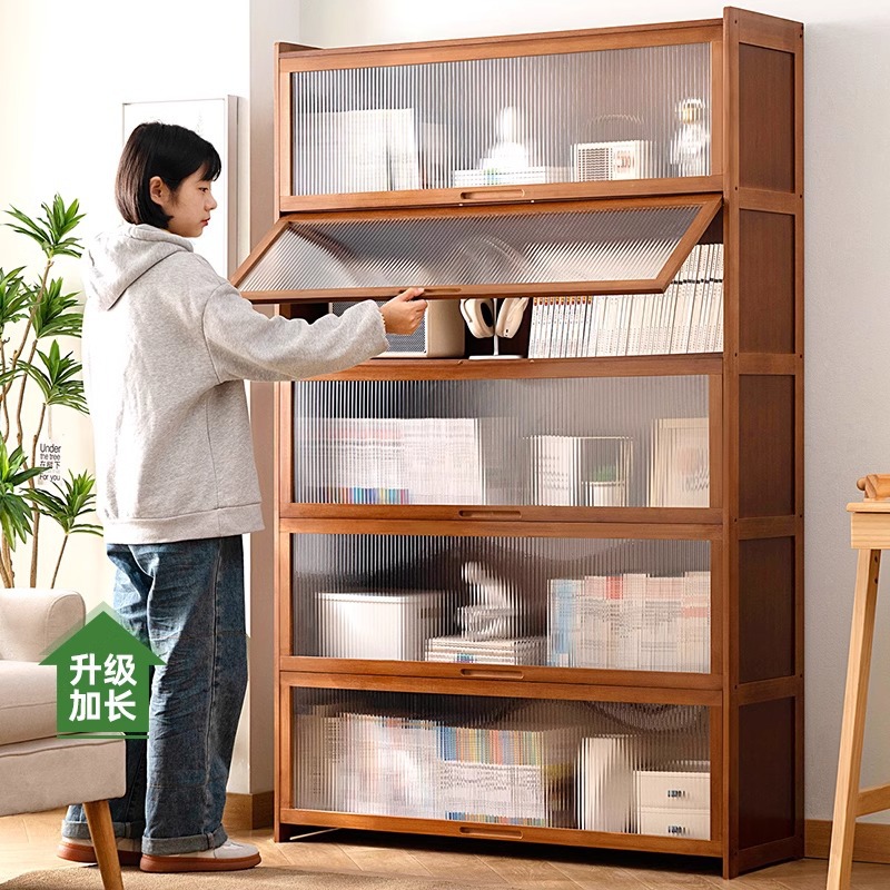 简易书架落地书柜儿童阅读区绘本架靠墙置物架客厅家用收纳储物架