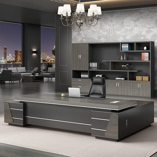 新款老板桌椅组合办公室总裁桌办公家具经理电脑桌大班台简约现代