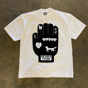 手套小众设计感百搭短袖 奥特莱斯 我 2026春夏新款 T恤 重磅不透