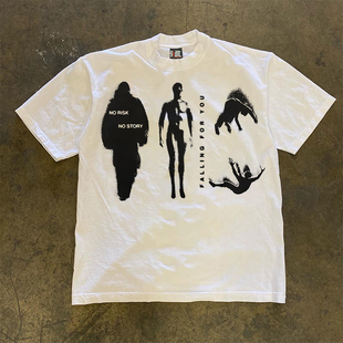 拯救掉落者嘻哈小众男女短袖 2026春夏新款 T恤 重磅不透 奥特莱斯