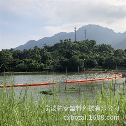 柏泰河道警示拦污塑料浮筒 河湖距离规划浮筒
