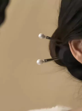 简约气质新中式珍珠发簪